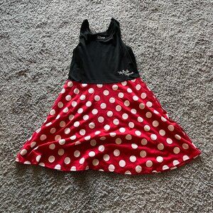 Minnie Mouse dress with Polka Dot skirt and Minnie's autograph on waist
